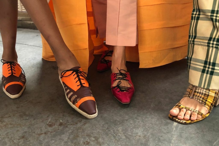 Scarpe moda 2020, scarpe con lacci estivi, tre modelli di scarpe per donna