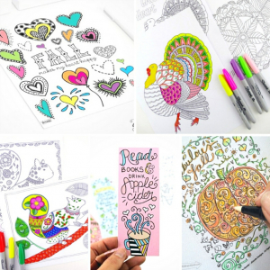 Foglie da colorare: disegni da stampare per bambini e adulti!