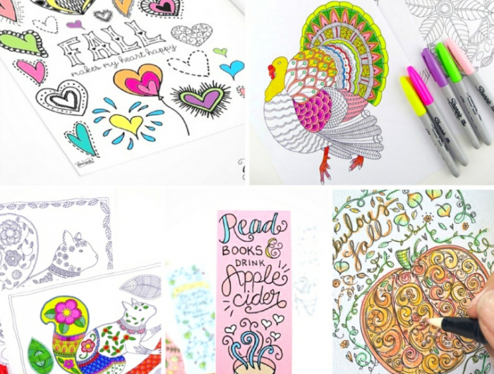 Foglie da colorare: disegni da stampare per bambini e adulti!