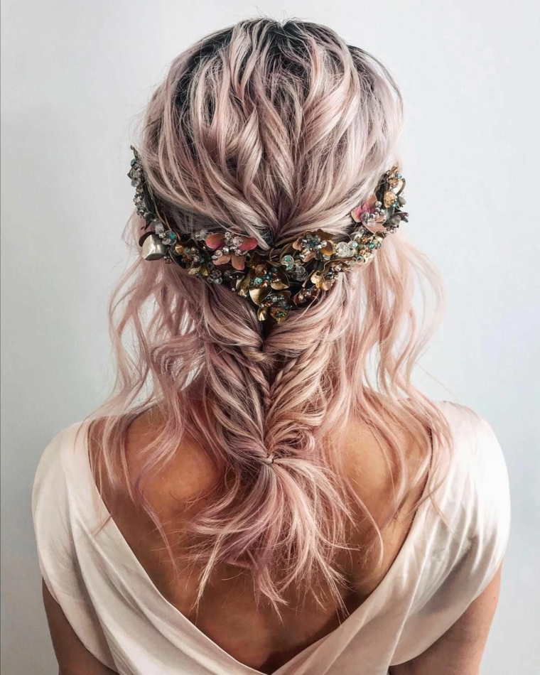 Coroncina 18 Anni Ragazza Corona Di Strass Di Cristallo Per Matrimonio, Compleanno Corona Principessa