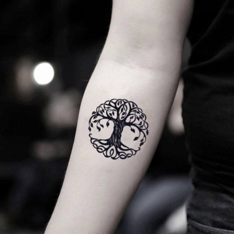 disegni tatuaggi piccoli avambraccio tattoo disegno albero della vita donna