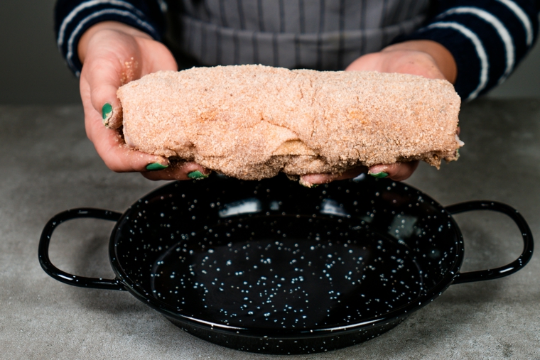 tutorial ricetta cordon bleu cosa preparare per un apericena rotolo pollo padella manici