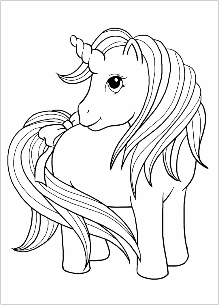 disegni da stampare e colorare unicorno bambini pagina ponny cavallo