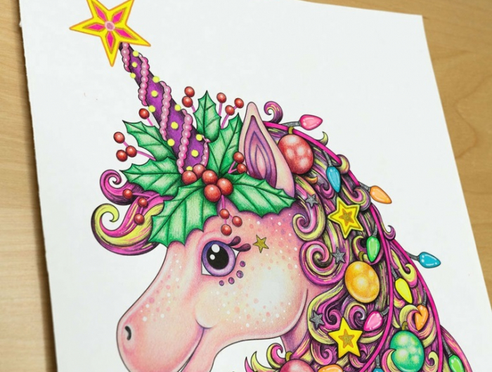 50 disegni di Unicorno da colorare per bambini e adulti!