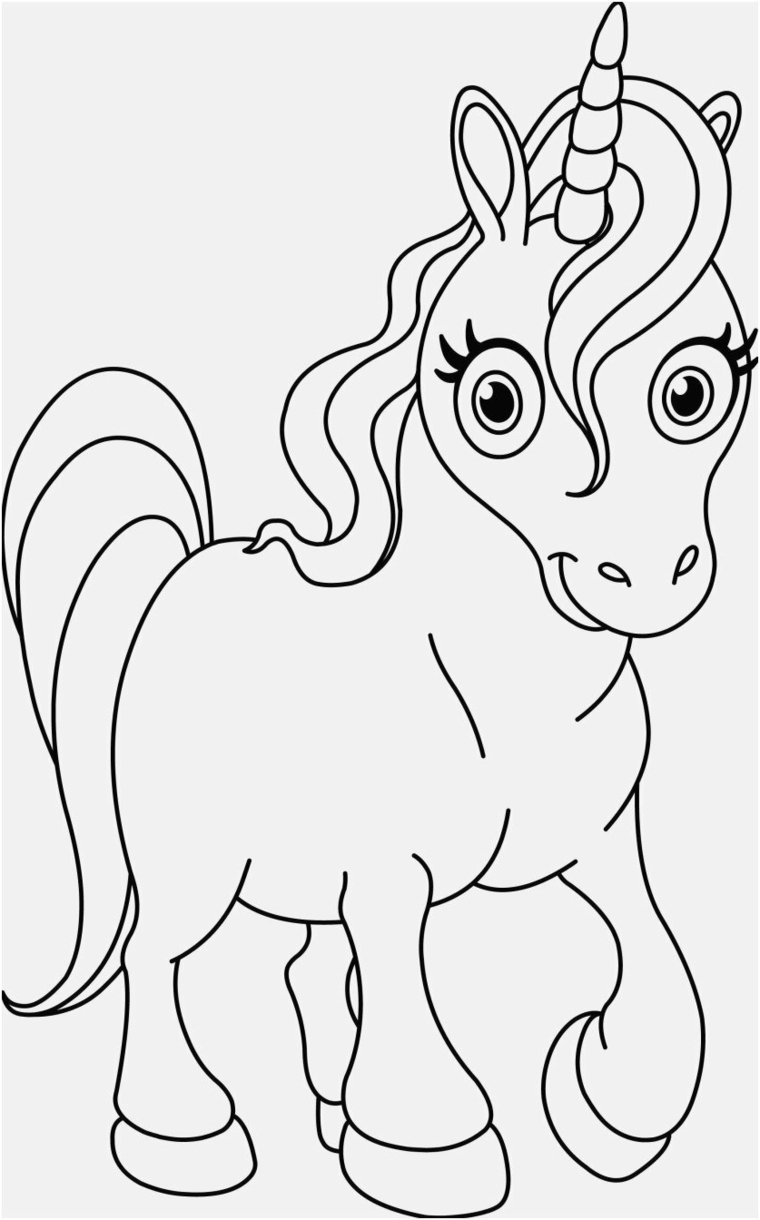 unicorno da colorare per bambini pagina da stampare ponny occhi disegno
