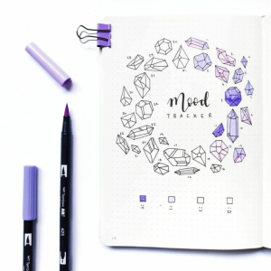 Bullet journal idee per la decorazione, organizzazione e planner con disegni!