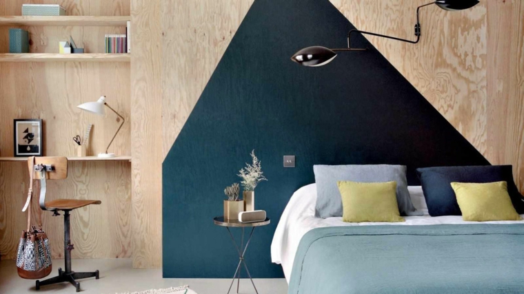 pastello colori rilassanti per camere da letto parerete rivestita con pannelli in legno dipinti
