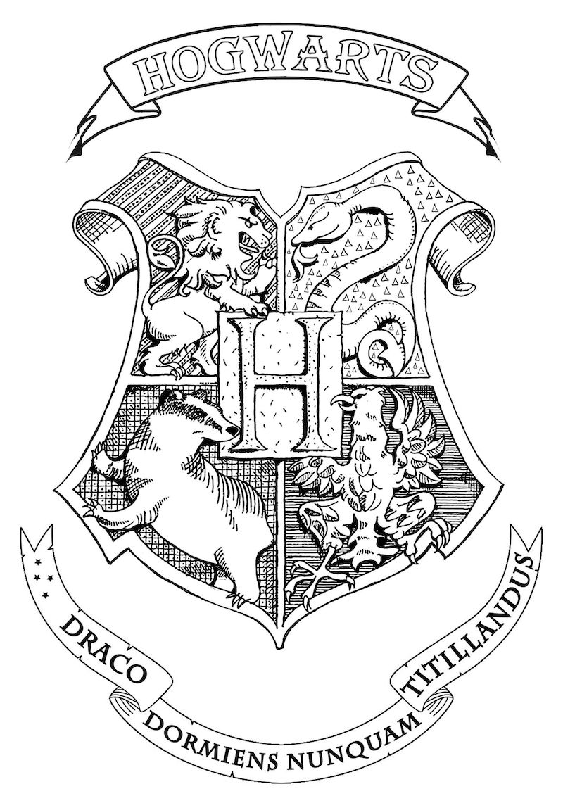 hogwarts disegni di harry potter