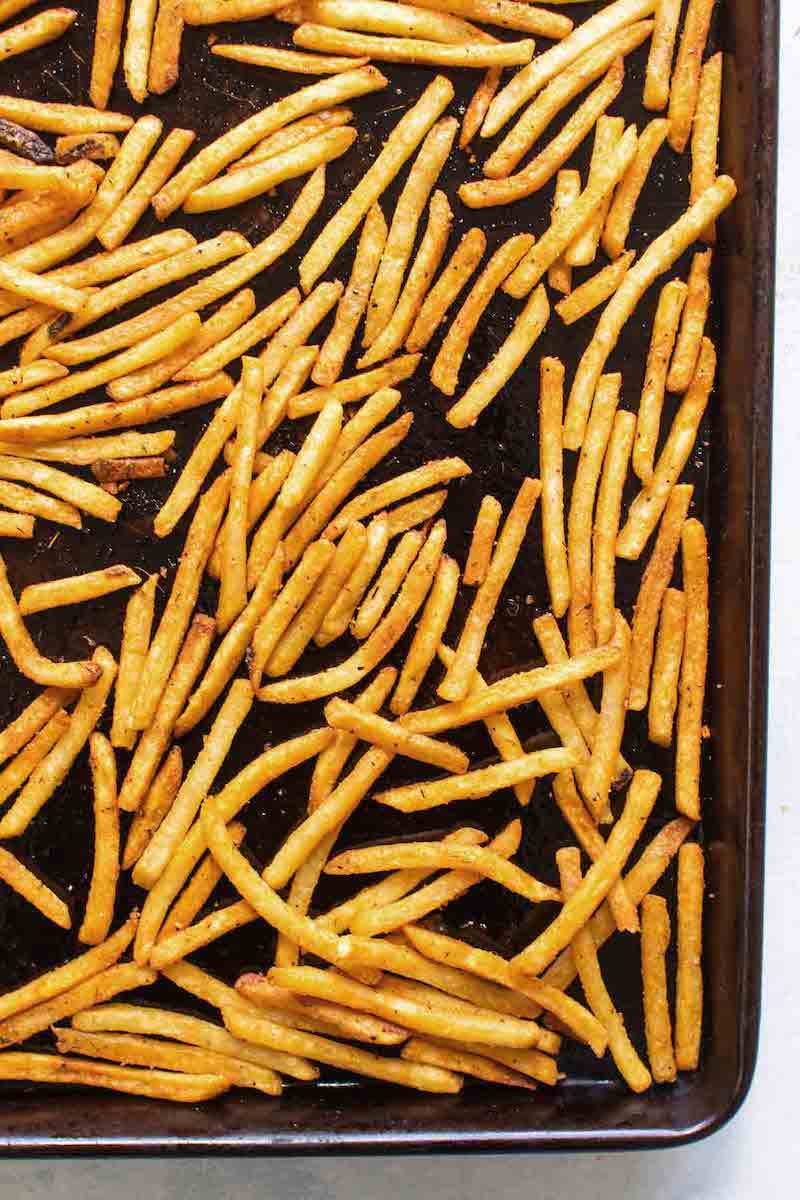 patatine fritte fatte in forno
