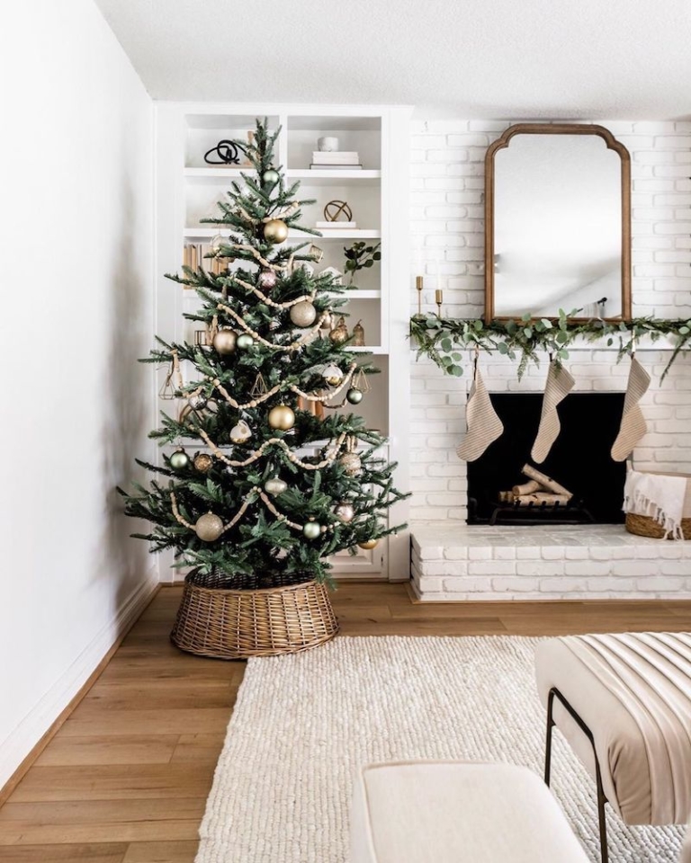 Alberi Di Natale Addobbati Solo Con Luci Alberi di Natale addobbati eleganti con suggerimenti di allestimento