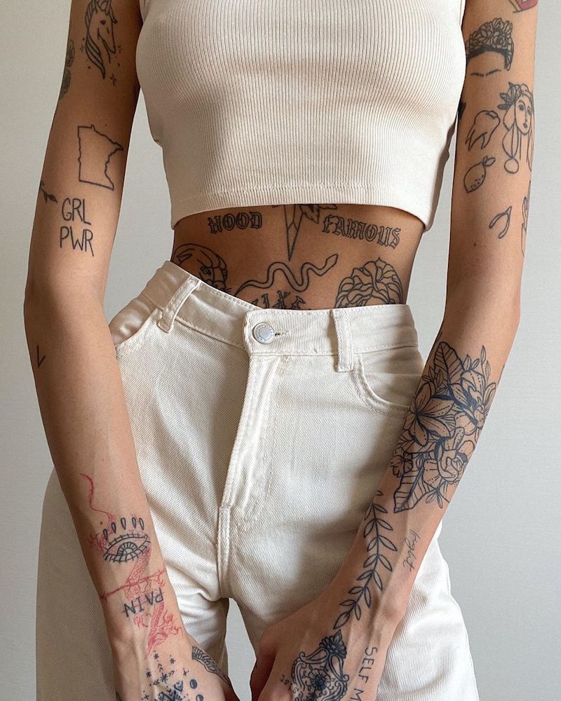 tatuaggi femminili 2021 tattoo sul braccio mandala