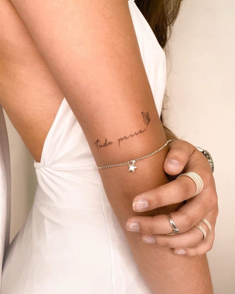 tatuaggi femminili braccio piccoli tattoo scritta