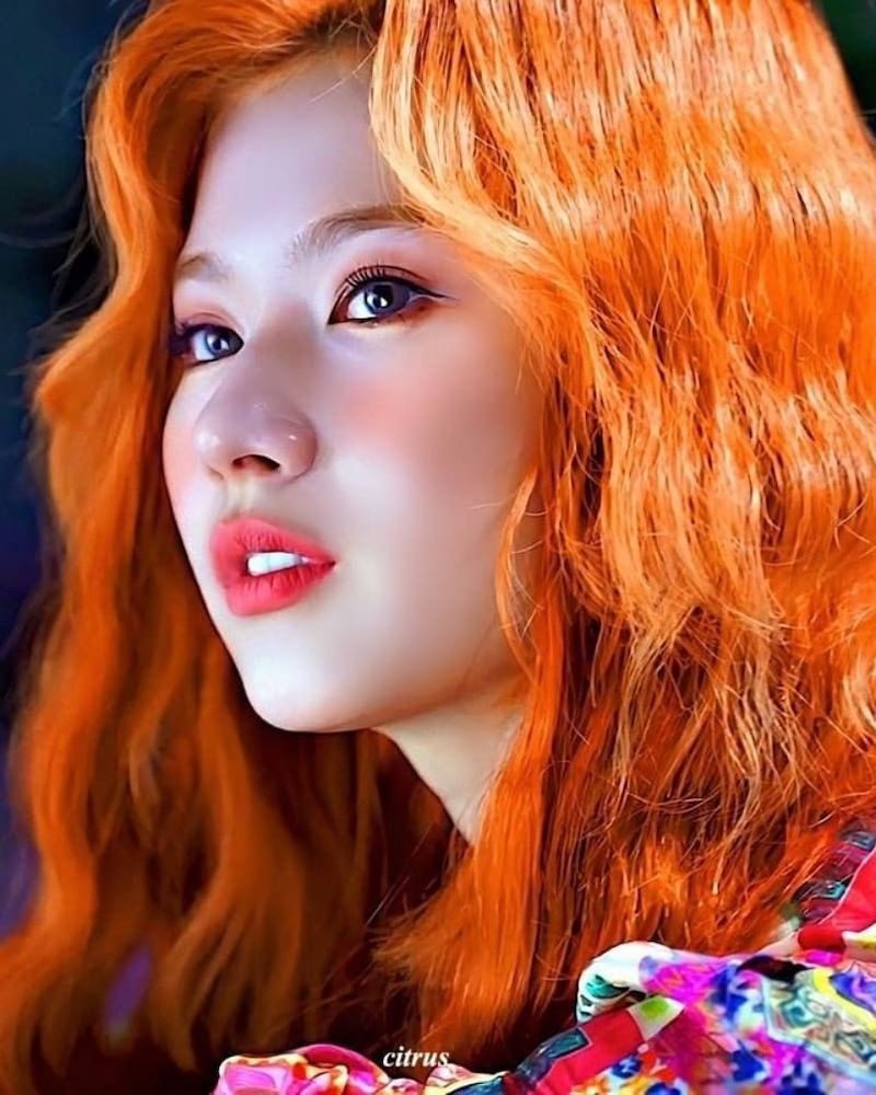 kpop capelli arancioni