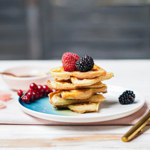 Ricetta waffle soffici senza glutine, ideali per la colazione di un regime alimentare chetogenico!