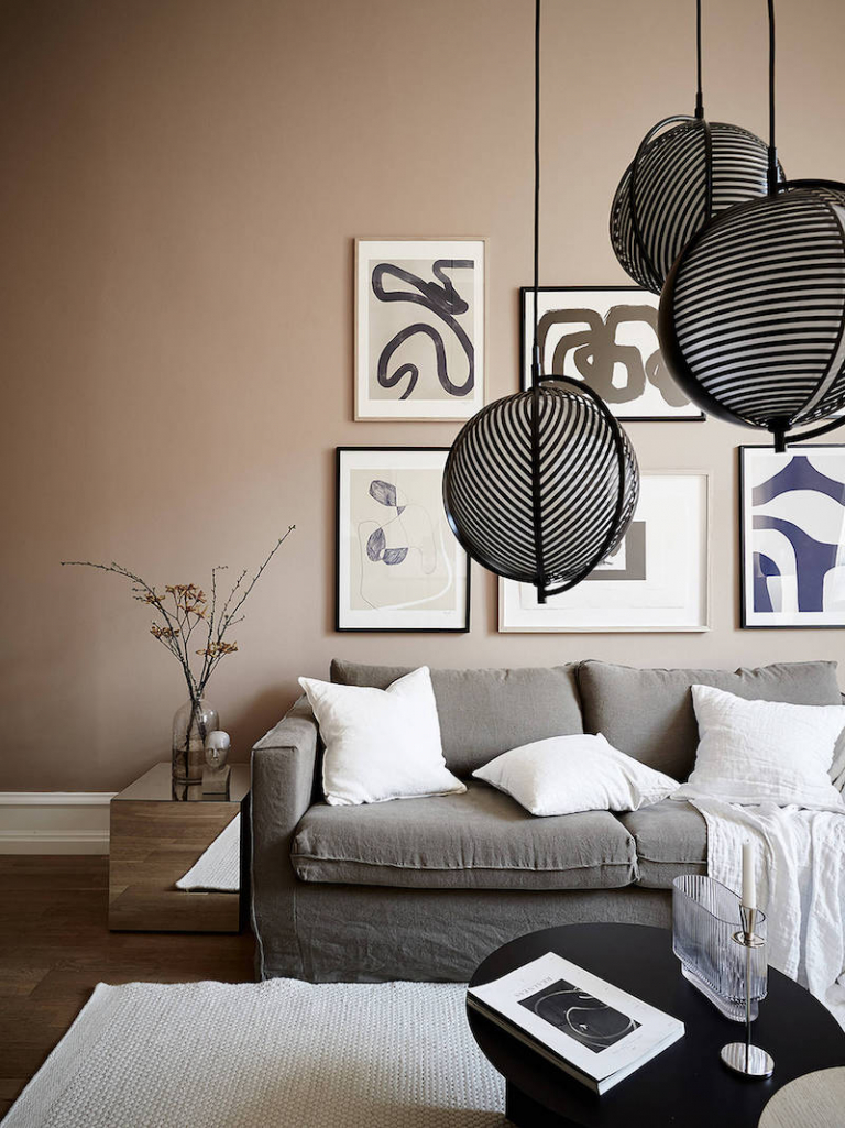 Pittura pareti effetto sabbia in diverse nuance - Archzine.it