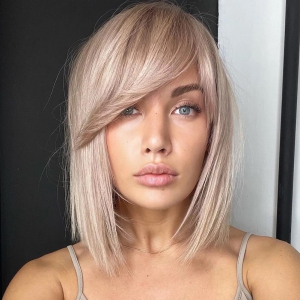 A chi sta bene la frangia laterale in base alla forma del viso e come indossarla!