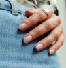 french manicure ovale colorata