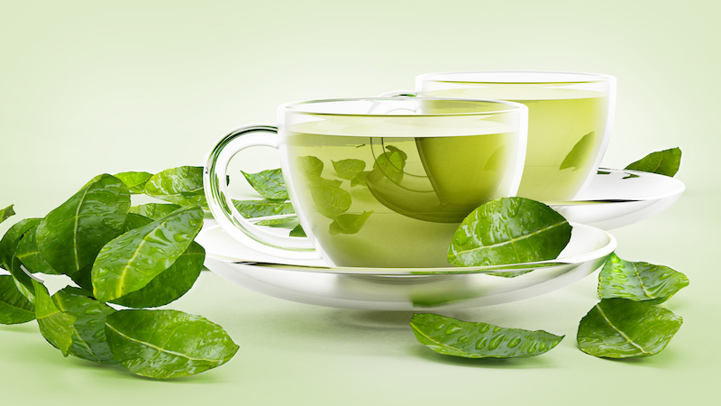 tazza con te verde