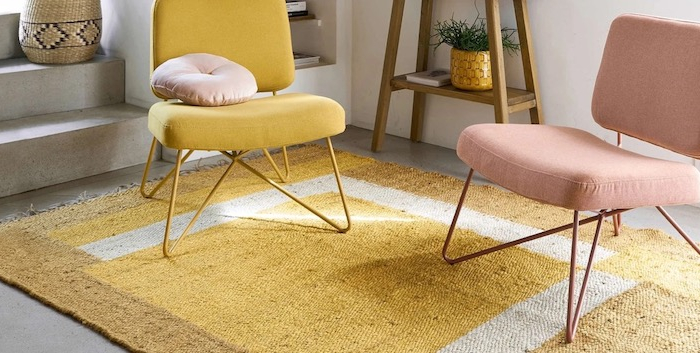 Il colore perfetto del tappeto per un soggiorno caldo e spazioso!