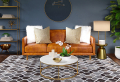 Il colore perfetto del tappeto per un soggiorno caldo e spazioso!