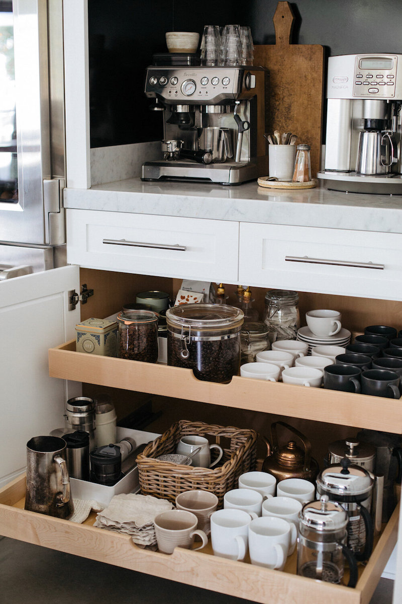creare angolo caffe in cucina macchina da caffe