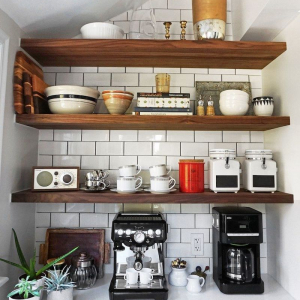 Creare angolo caffè in casa pratico, carino e organizzato!