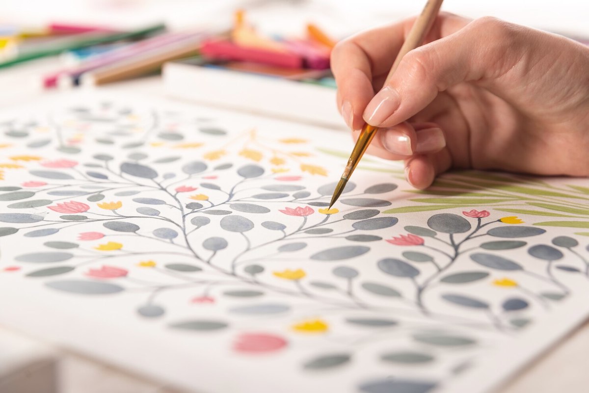 colorare un disegni floreali disegni per adulti
