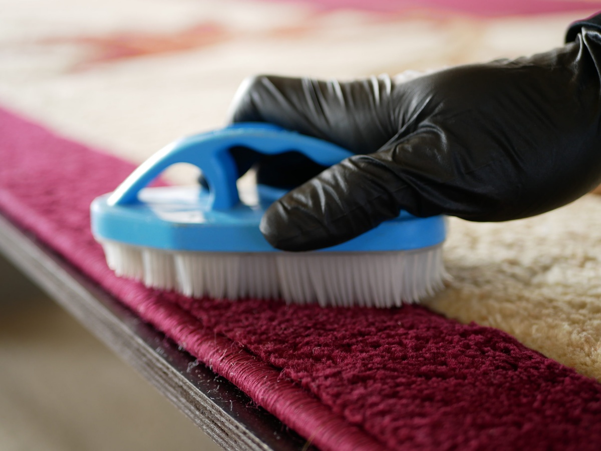 spazzola per pulire tappeto rimedi della nonna