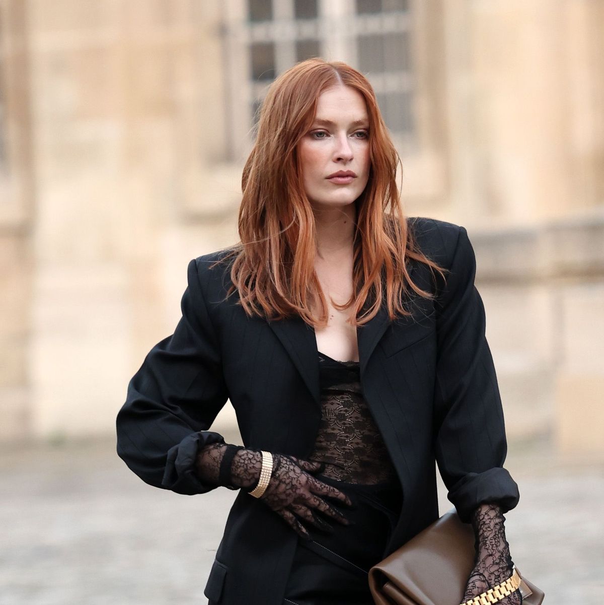 camille razat fashion week parigi victoria beckham