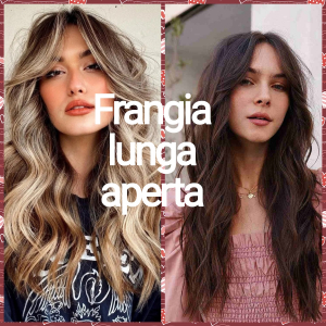 Frangia lunga aperta: la chin bang che fa ritorno agli anni ’70!