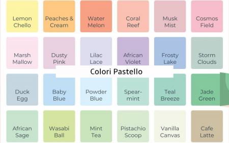 Arredare con i colori pastello sia per le pareti, mobili e decorazioni!