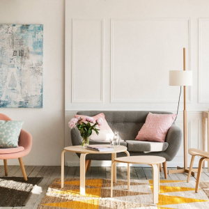 Soggiorno in stile nordico: arredo che permette di rinnovare facile il living