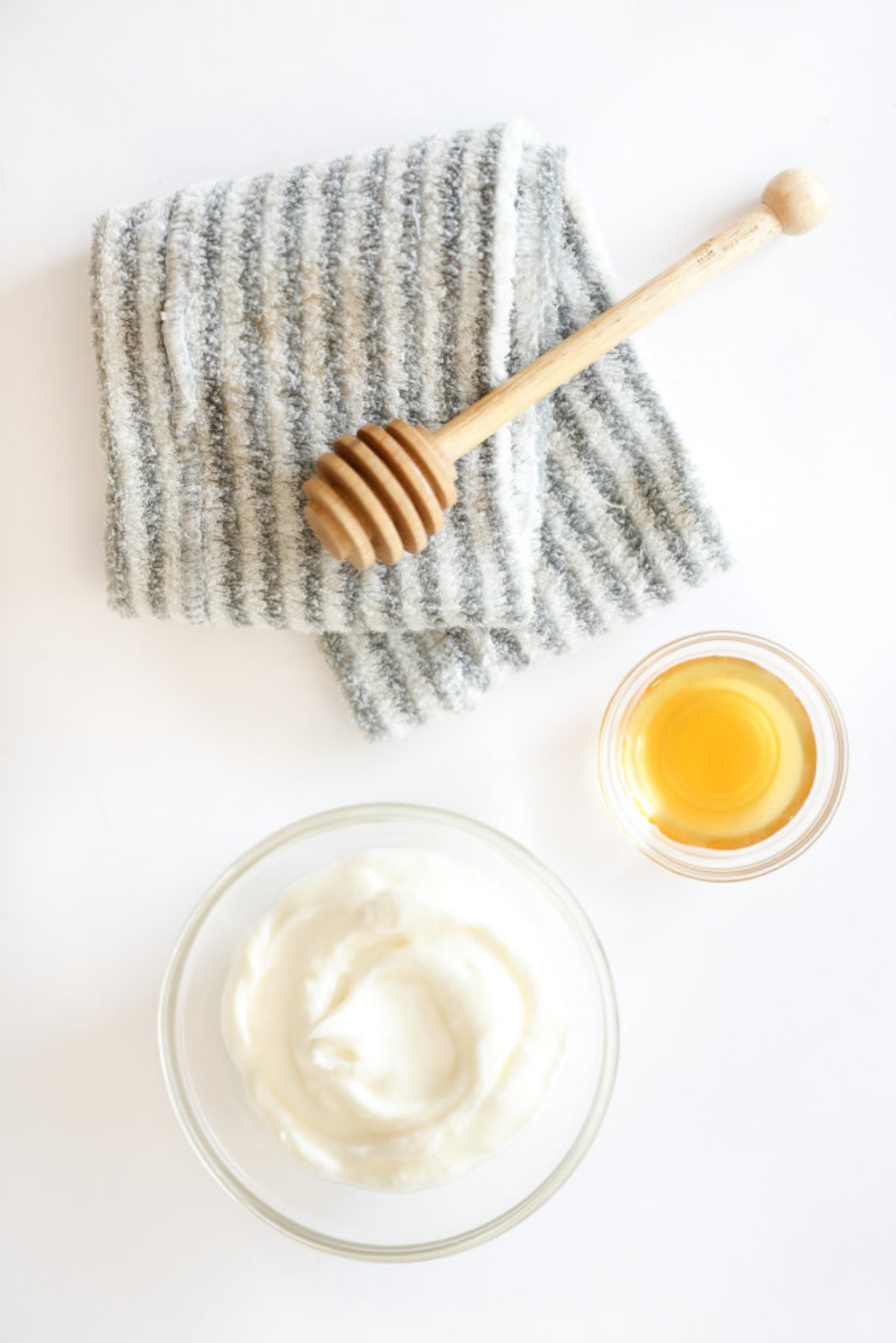 yogurt miele trattamento maschera per capelli