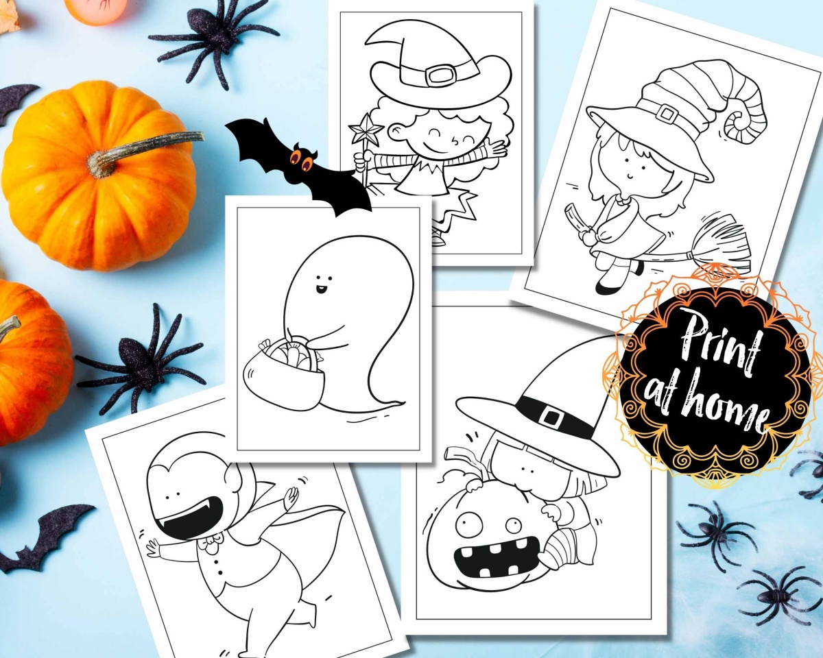 disegni di halloween da colorare per bambini