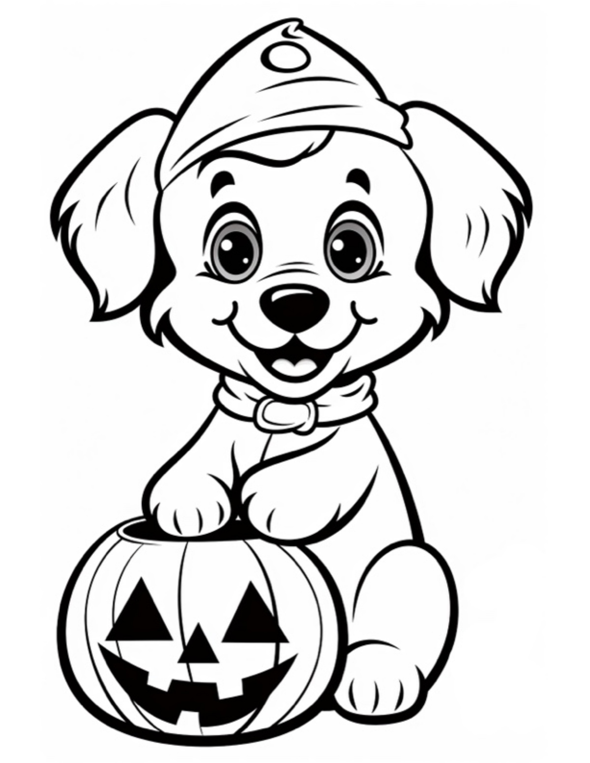 disegni di halloween paw patrol schizzo cagnolino da colorare