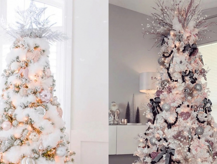 Albero di Natale Shabby Chic: colori e tessuti da utilizzare per gli addobbi