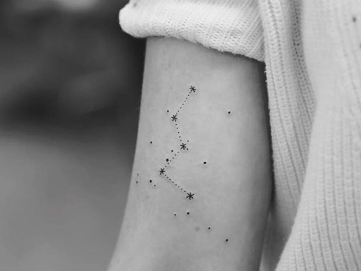 costellazione stelle disegno tatuaggio significativo tattoo