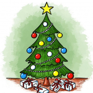 Disegni di Natale facili: colorare con i numeri anche nella scuola materna