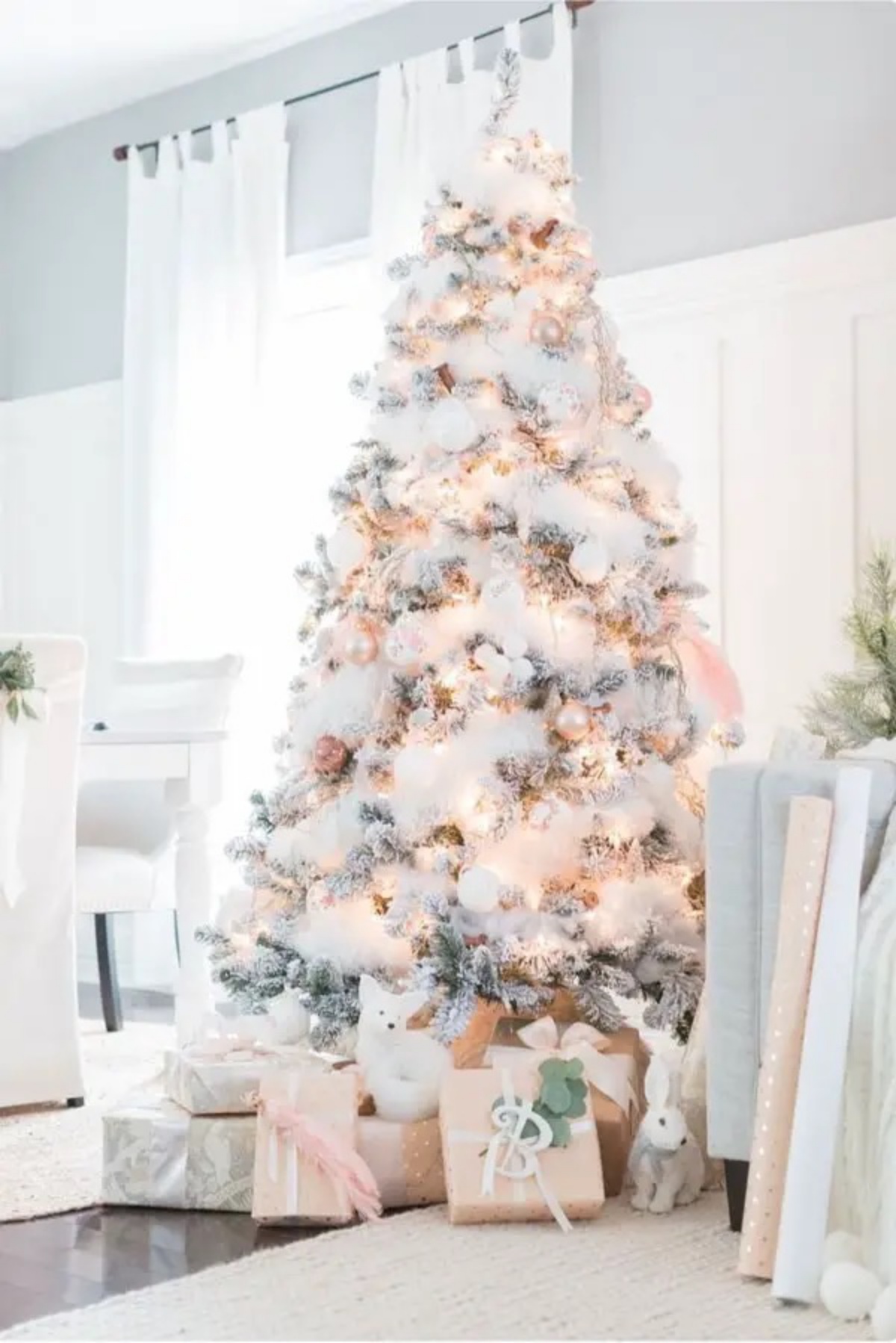 ghirlanda natalizia bianca addobbi natalizi albero