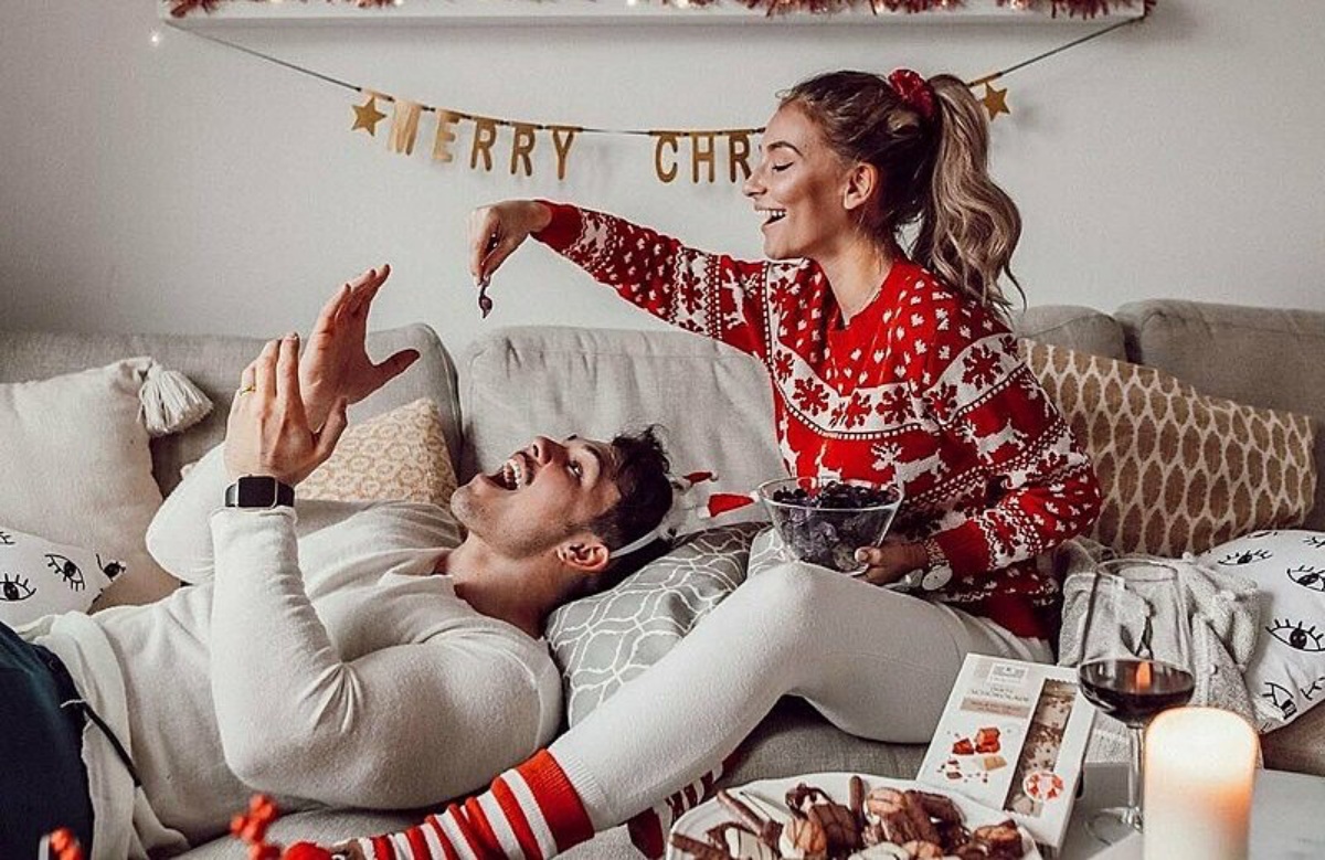 maglione natalizio con le renne comfy look