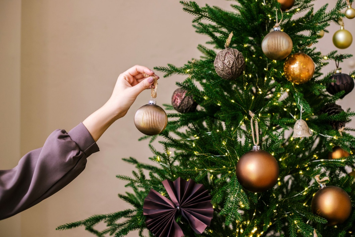 palline natalizie vintage addobbare albero di natale