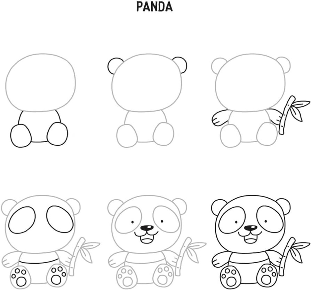 tutorial disegno di panda gioccatolo