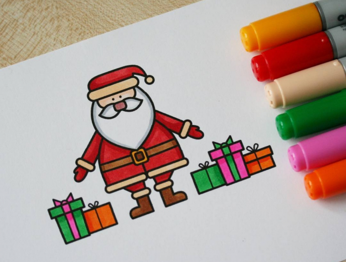 Babbo Natale da colorare: la magia da creare, stampare e personalizzare