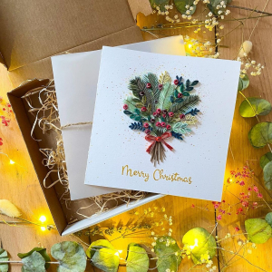 Biglietti natalizi fai da te: attività natalizia per i bambini della scuola materna