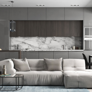 Cucina moderna grigia: la soluzione per spazi piccoli ed eleganti